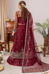 Farasha Valentina luxury festive outfit with digital printed grip trouser
